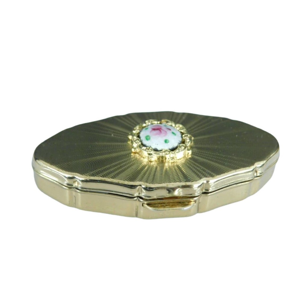 Vintage Stratton Pill Box Guilloche Enamel England - Picture 4 of 10